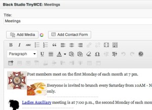 Black Studio TinyMCE